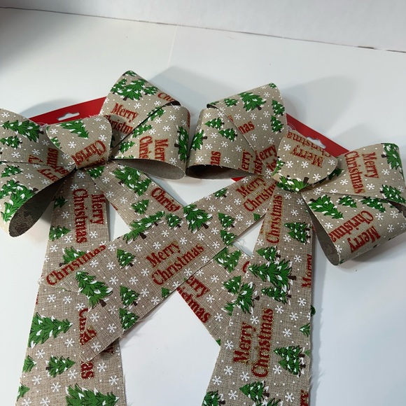 Christmas Bow Bundle - Christmas Trees, Set of 2, 9 x 15 in, - Picture 5 of 6